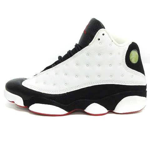 ナイキ NIKE 136002-132 97年製 AIR JORDAN 13 OG HE GOT GAME エアジョーダン スニーカー ハイカット シューズ ホワイト 白 9.5 27.5cm ■_画像1