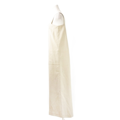  Blanc BLANC.. overall overall wide pants flax .linen. natural I line unbleached cloth ecru /CK3 * lady's 