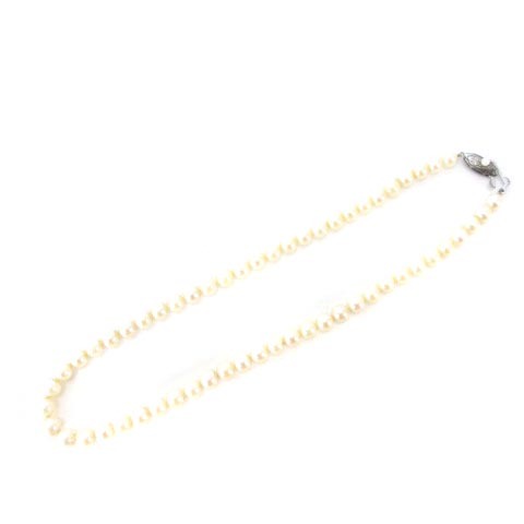 パール 真珠 5mm ネックレス シルバー金具 ホワイト 白 アクセサリー ■GY11 レディース_画像6