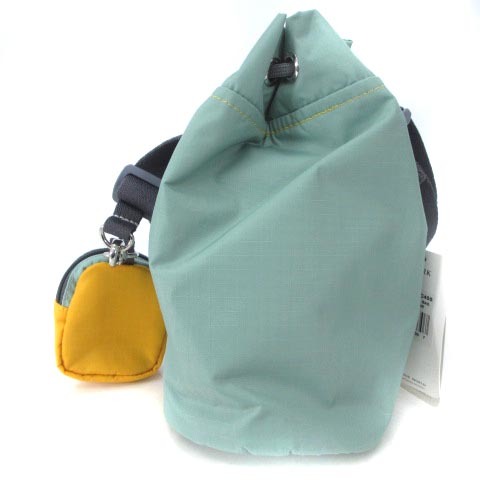 未使用品 レスポートサック LesportSAC MINI DRAWSTRING BAGゴールデンサン ファー1205 C455 ミニショルダーバッグ ポーチ 巾着 イエロー_画像3