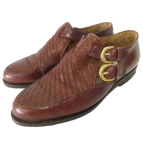 ロレンツォバンフィ Lorenzo Banfi ビジネスシューズ 革靴 ビジネス 7 25cm相当 茶 ブラウン IBO47 メンズ