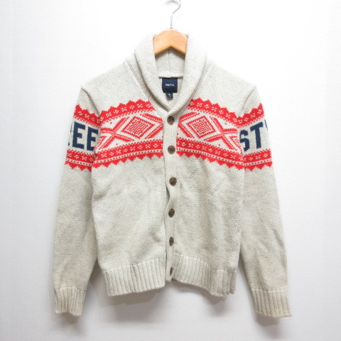  Gap Kids GAP KIDS shawl knitted cardigan L/140 ivory child clothes Kids 