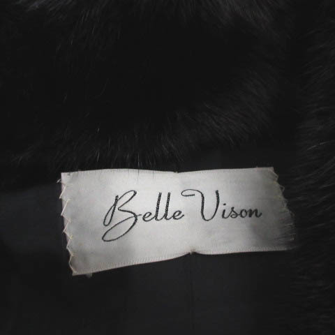 サガミンク SAGA MINK Belle Vision ミンクファーコート ロング 毛皮 ブラック 黒 レディース_画像7
