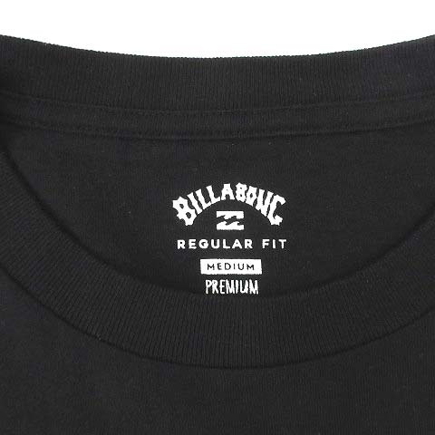  Billabong BILLABONG crew neck united Logo T-shirt short sleeves UNITED LOGO TEE black black M BA011-202 men's 