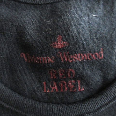  Vivienne Westwood red label футболка cut and sewn короткий рукав птица принт хлопок чёрный черный женский 