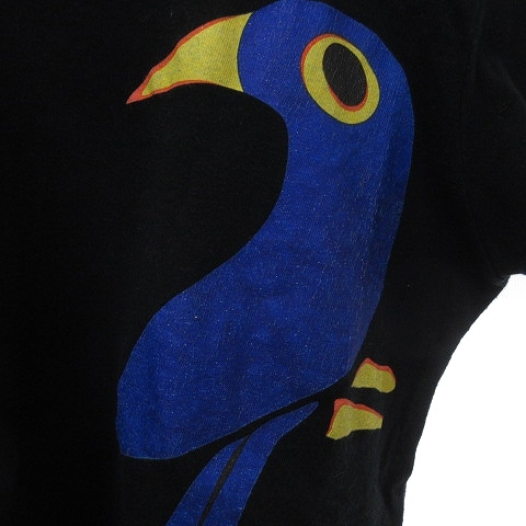  Vivienne Westwood red label футболка cut and sewn короткий рукав птица принт хлопок чёрный черный женский 