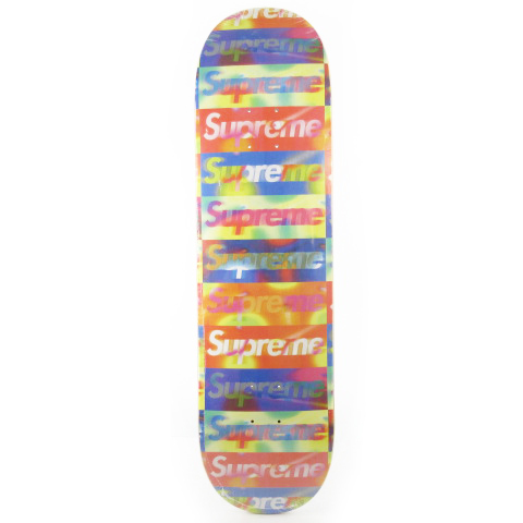 未使用品 シュプリーム SUPREME 20SS Distorted Logo Box Logo Skateboard シュプリーム スケートボード ゴールド デッキ ボックスロゴ マ