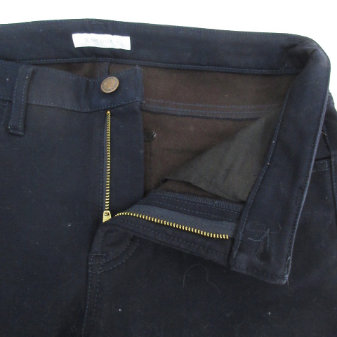  The shop tea ke-THE SHOP TK skinny pants long height reverse side nappy stretch material L navy blue navy /FF23 #MO men's 