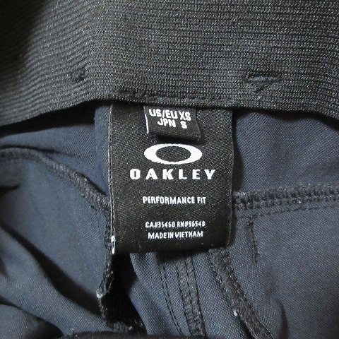 オークリー OAKLEY パンツ Enhance Multi Tapered Pants 2.7 スポーツ ウエア フィットネス ストレッチ ロゴ S 黒 ブラック ■GY01 X_画像9