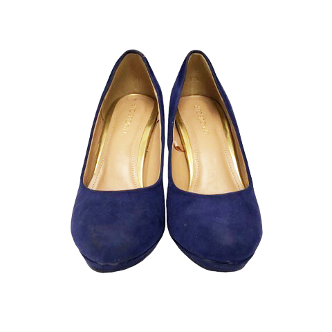 ope-k dot clip OPAQUE.CLIP pumps heel lame shoes plain 23.5 purple purple blue blue lady's 