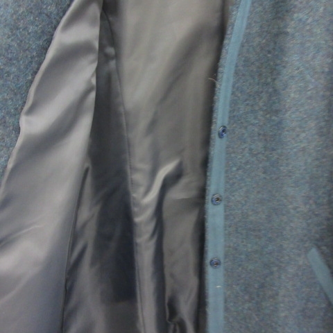 カルメン ウールコートジャケット メルトン イタリア製 紺 ネイビー 42 約XS ■GY31 メンズ_画像7