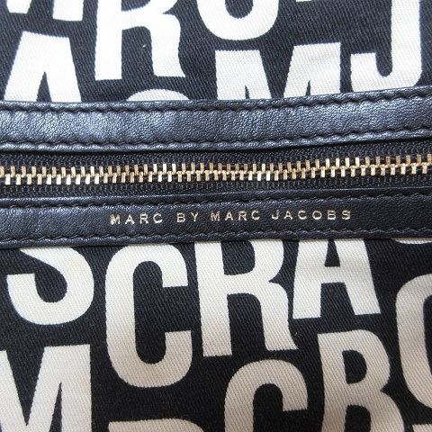 マークバイマークジェイコブス MARC by MARC JACOBS 2way ショルダーバッグ ハンドバッグ カウレザー 牛革 黒 ブラック ■GY11 X_画像9