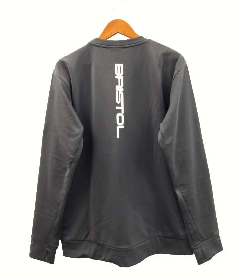 エフシーレアルブリストル F.C.Real Bristol FCRB 21AW PDK CREWNECK TOP クルーネック トップ ジャージ チャコールグレー XL_画像2