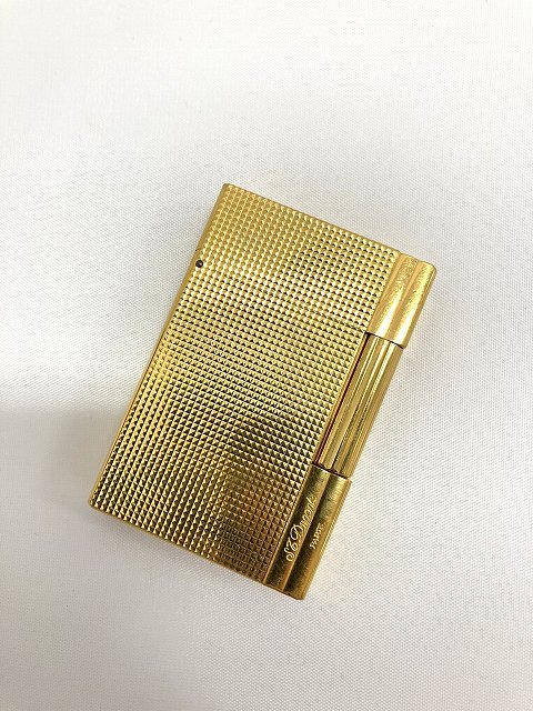 超特価激安 ギャッツビー S.T.DUPONT エステーデュポン ローラーガスライター ☆AA★ 現状品 外観良好 着火未確認 金色 ゴールド色 デュポン