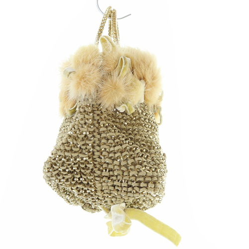  Anteprima ANTEPRIMA fur wire bag handbag Gold color /SR28 lady's 