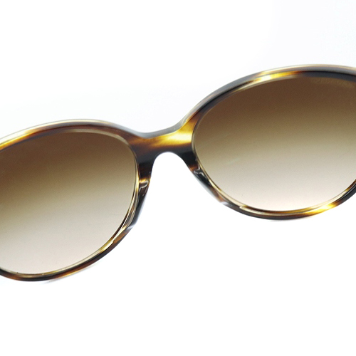 Chanel CHANEL side rhinestone sunglasses here Mark gradation 57*17 140 tea color Brown silver color 5306 /SR2 #SH #OH