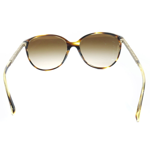  Chanel CHANEL side rhinestone sunglasses here Mark gradation 57*17 140 tea color Brown silver color 5306 /SR2 #SH #OH