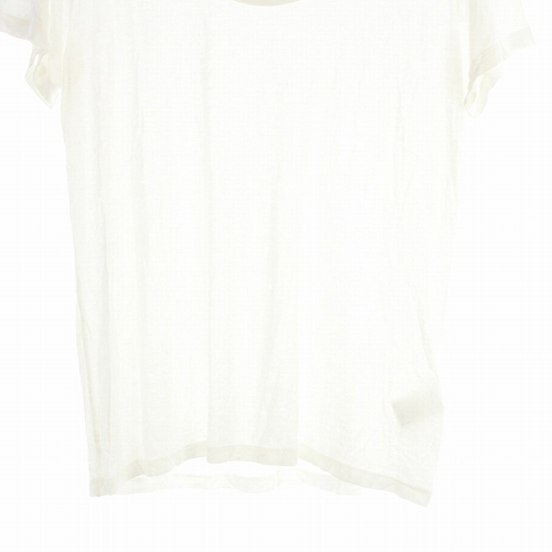 ティーバイアレキサンダーワン T by Alexanderwang コットン Uネック Tシャツ カットソー S 白 ホワイト /SR8 レディース_画像5