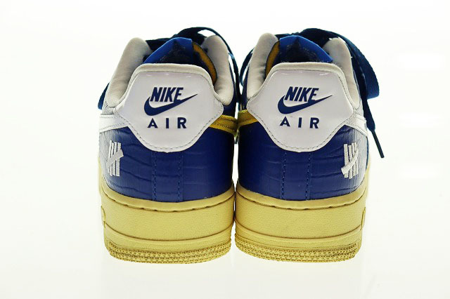 ナイキ NIKE × UNDEFEATED AIR FORCE 1 LOW SP 5 On It 25.5cm DM8462-400 アンディフィーテッド エア フォース ワン 【ブランド古着ベク_画像4