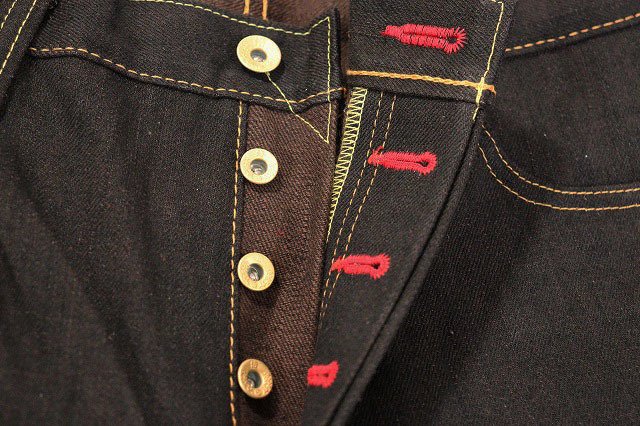 未使用品 サムライジーンズ SAMURAI JEANS 糊付き S511BTX W36 戦国甲冑 限定 モデル 17oz ヘヴィーオンス ブラック デニムパンツ ジーンズ_画像5