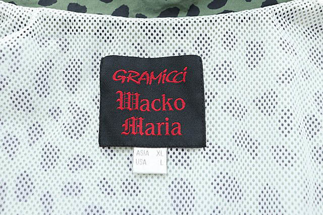 ワコマリア WACKO MARIA ×GRAMICCI グラミチ 23SS Track Jacket ロゴ 刺繍 レオパード ヒョウ柄 トラック ジャケット ブルゾン GMJ3-S3023_画像6