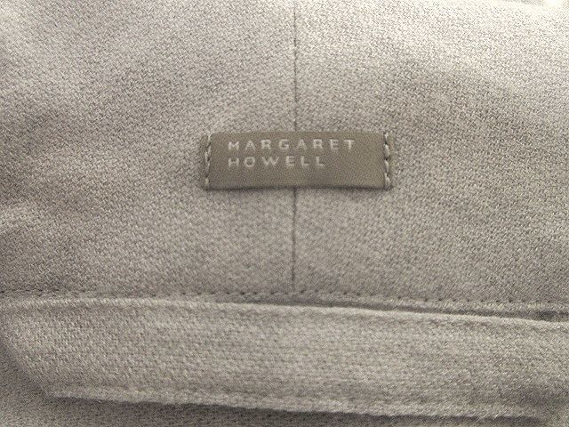  Margaret Howell MARGARET HOWELL 21AW ремень имеется шерсть свободная домашняя одежда 589-1253002 пальто F серый длинный рукав длинный 