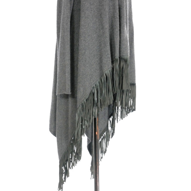  Lounie LOUNIE бахрома кашемир вязаный кардиган свитер длинный рукав F серый 16538299 женский 
