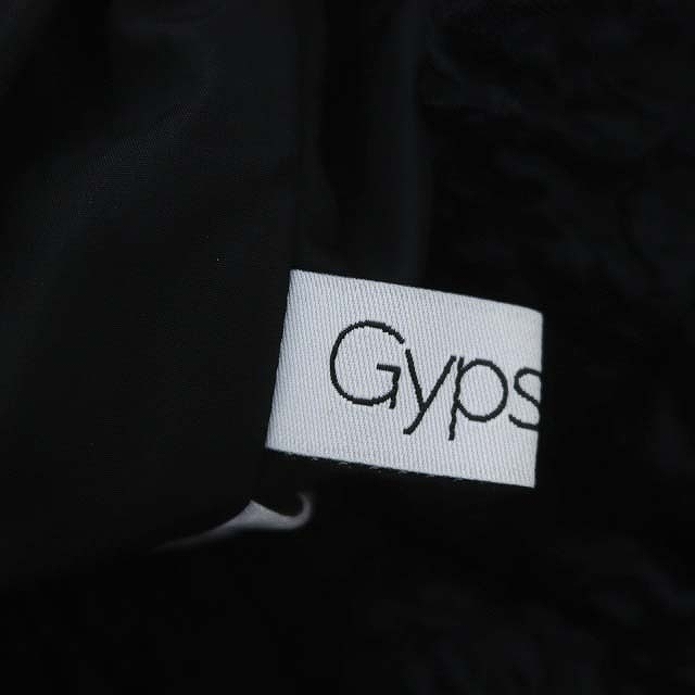 ジプソフィア Gypsohila Flower Gloss Skirt フラワーグロススカート ロング ミモレ F 黒 ブラック /MF ■OS ■SH レディース_画像3