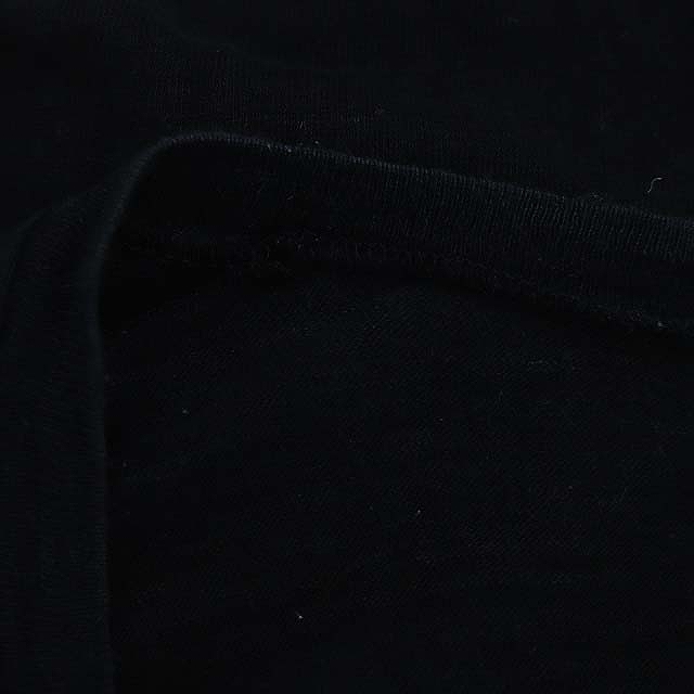 グッチ GUCCI l'aveugle par amour 刺繍 リネン 半袖Tシャツ M 黒 ブラック 414959 /HS ■OS レディース_画像6