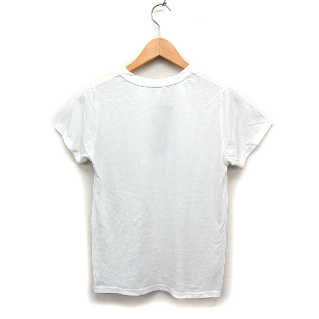 レトロガール RETRO GIRL サングラス 刺繍 Tシャツ カットソー 丸首 半袖 M ホワイト 白 /FT13 レディース_画像2