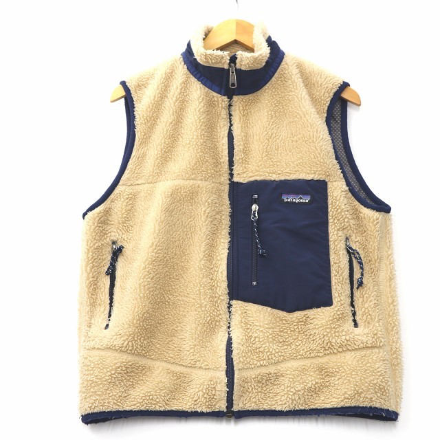 パタゴニア Patagonia 41453 00's ヴィンテージ CLASSIC RETRO X VEST クラシック レトロ X ボア ベスト S ベージュ