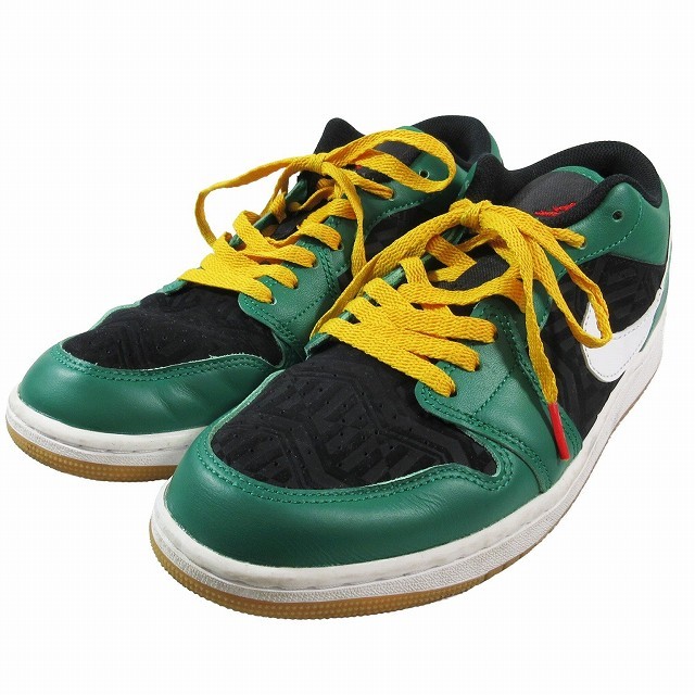 ナイキ NIKE AIR JORDAN 1 LOW SE エア ジョーダン 1 ロー シーズナルエディション スニーカー シューズ 27.5 マラカイト_画像2