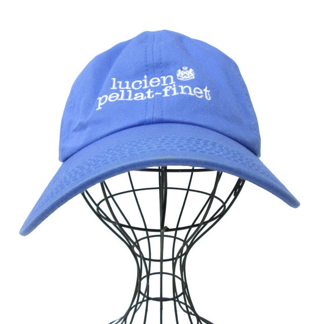 ルシアンペラフィネ LUCIEN PELLAT-FINET キャップ 帽子 刺繍 青 ブルー Fサイズ 0204 レディースの画像1