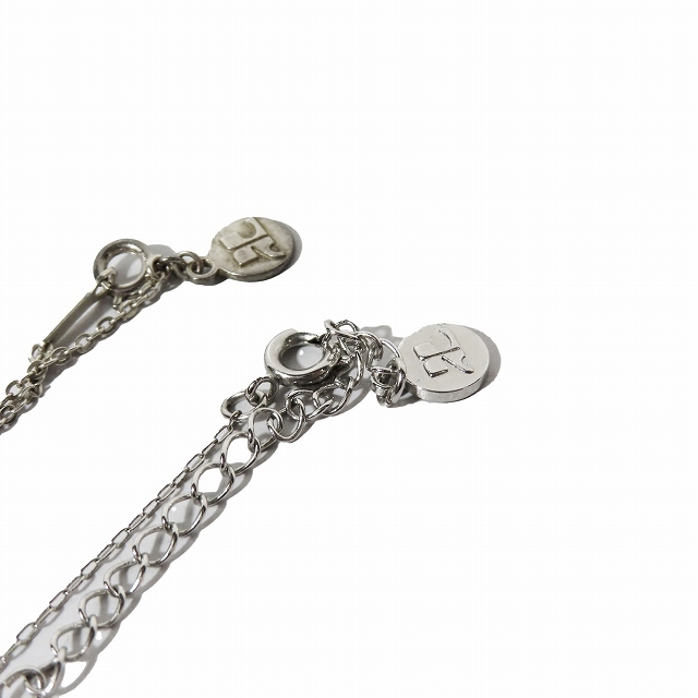  Courreges courreges accessory 7 point set set sale bracele necklace 4 point earrings 2 point silver Gold lady's YBA1