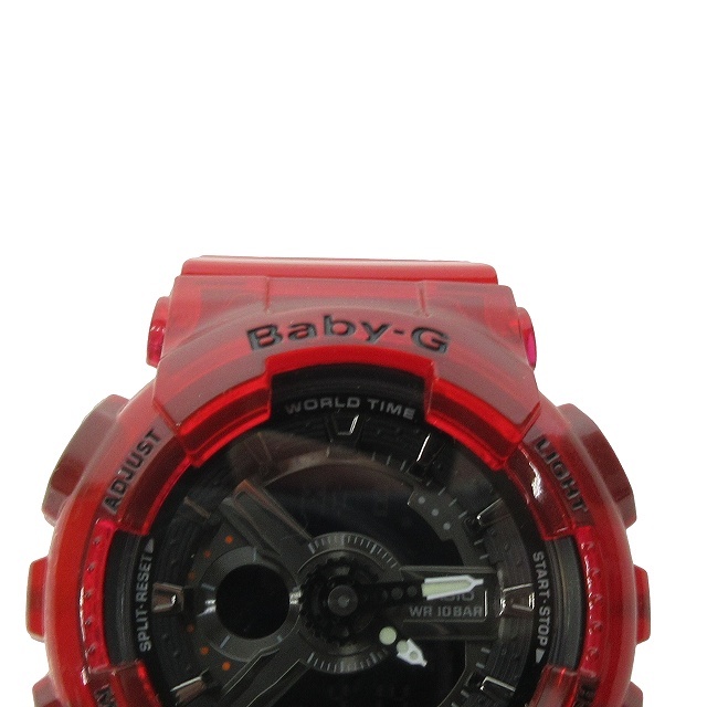 カシオ CASIO BA-110CR ベビーG Baby-G 腕時計 ウォッチ ラバーベルト 赤 レッド 0207 レディース_画像5