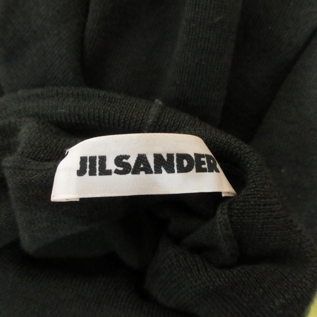 ジルサンダー JIL SANDER タートルネック ウールニット セーター イタリア製 長袖 カーキ 緑系 36 約XS-Sサイズ 0210 IBO47 レディース_画像7