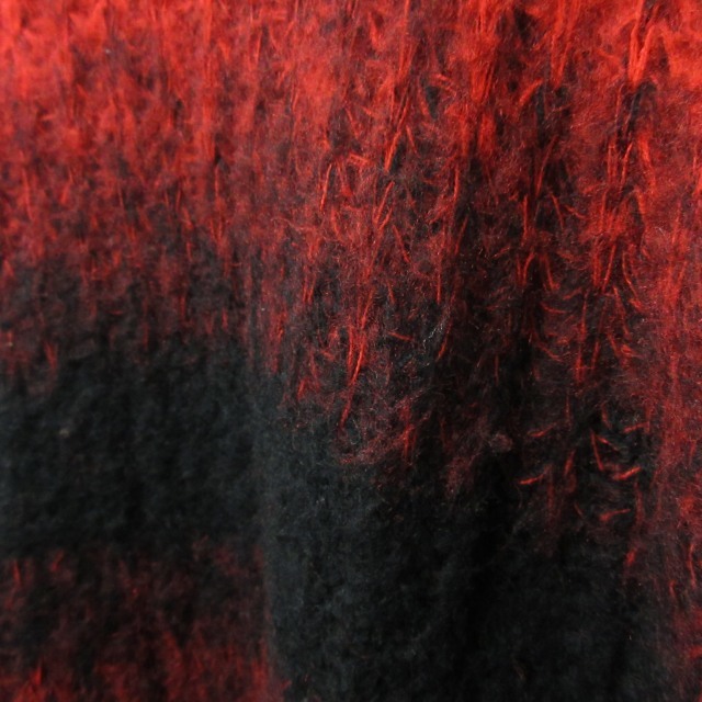  No ID NOID прекрасный товар близко год модели свитер вязаный окантовка рисунок F размер красный × черный красный × чёрный 0212 мужской 