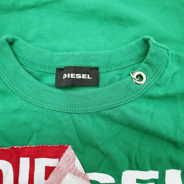 ディーゼル キッズ DIESEL KIDS ロゴプリント ロンTシャツ 4（110cm相当） グリーン キッズ_画像3