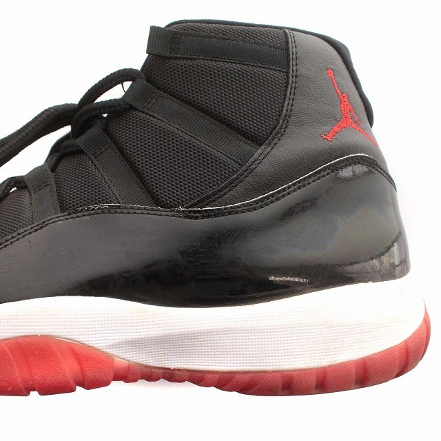 ナイキ NIKE Air Jordan 11 Retro Bred 378037-061 ジョーダン スニーカー US12.5 30.5cm 黒_画像5