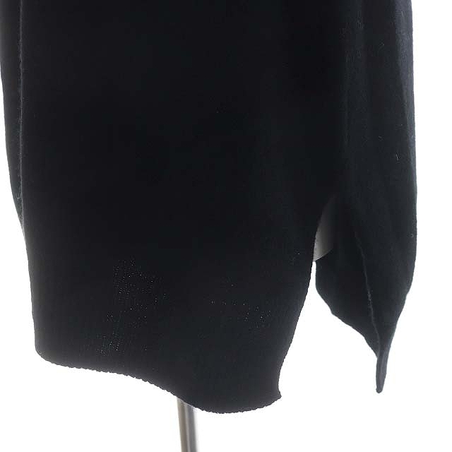  не использовался товар каркас Framework 22AWla gran рукав широкий тянуть over вязаный свитер длинный рукав F чёрный черный женский 