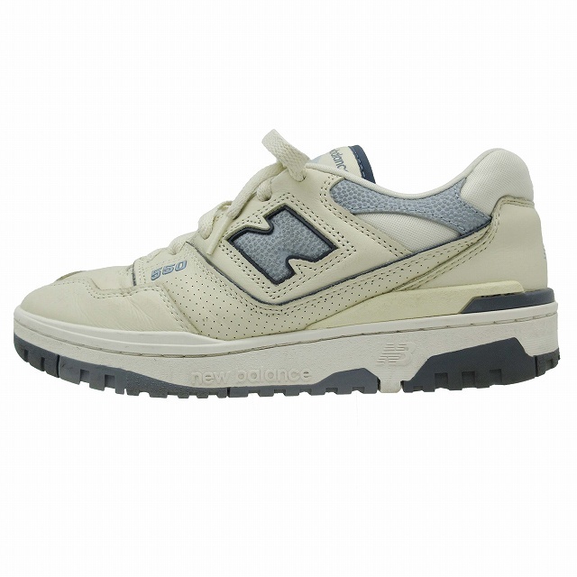 2022年 ニューバランス NEW BALANCE BB550PLA スニーカー ローカット シューズ ロゴ 靴 25.5cm/D Off White オフホワイト_画像1