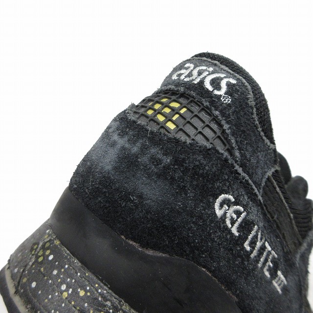 アシックス asics Gel-Lyte III スエード レザー スニーカー シューズ 靴 ロゴ TQA086 29cm ブラック×ゴールド メンズ♪７_画像8