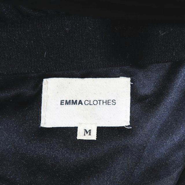 エマ クローズ EMMA CLOTHES ボリュームパディング ダウンジャケット ブルゾン パーカ フーディ アウター 黒 ブラック M メンズ_画像5