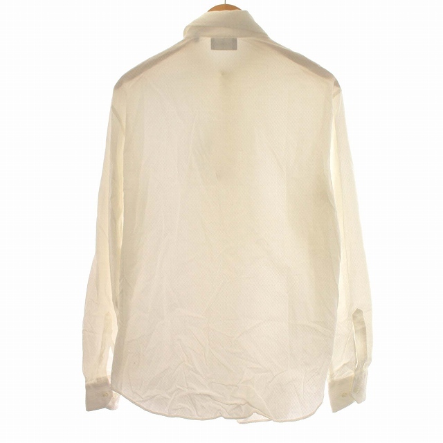 エンポリオアルマーニ EMPORIO ARMANI シャツ ワイシャツ 柄刺繍 41 M 白 ホワイト /☆G メンズ_画像2