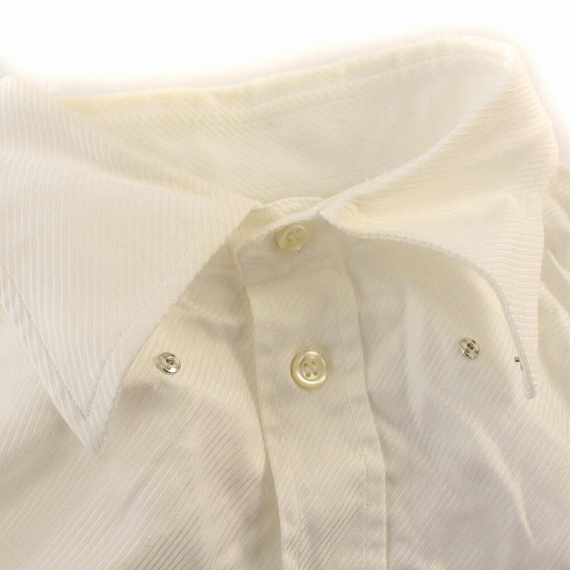 エンポリオアルマーニ EMPORIO ARMANI シャツ 長袖 ワイシャツ 41 M 白 ホワイト /☆G メンズ_画像4
