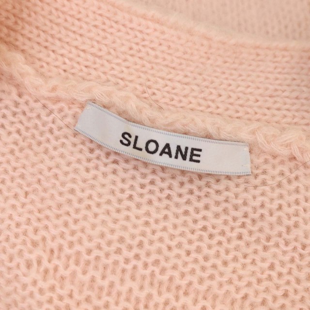 スローン SLOANE mohair shaggy Vneck cardigan カーディガン 長袖 ニット 4 ピンク /MI ■OS ■SH レディース_画像3