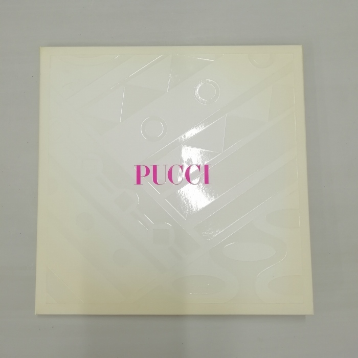 エミリオプッチ EMILIO PUCCI × ゲラン GUERLAN コラボ シルク スカーフ 大判 88cm × 86cm ピンク系 レディース_画像5
