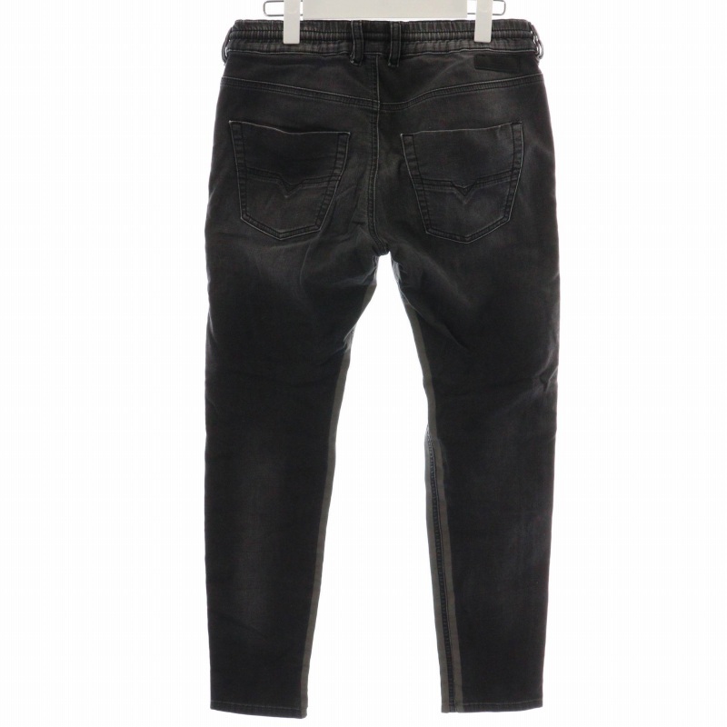  diesel DIESEL KRAILEYR-SP-NE Denim pants Easy pants side line slim stretch 25 charcoal gray /DK lady's 