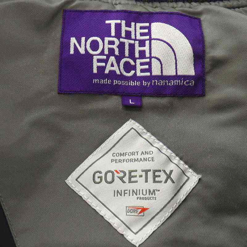 ノースフェイス パープルレーベル THE NORTH FACE PURPLE LABEL Wool Boa Fleece Denali Jacket GORE-TEX INF L グレー NA2151Nの画像3