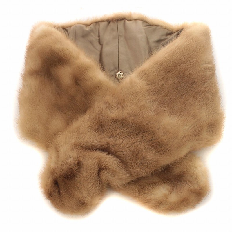  tippet muffler fur mink fur tea Brown /IR #GY18 lady's 